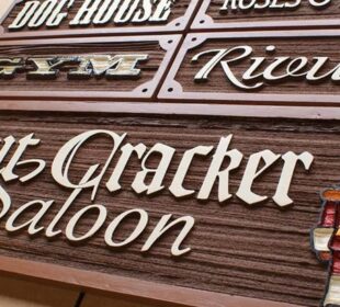 Different types of business signs used properly